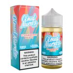 Cloud Nurdz Iced Strawberry Peach Synthetic Nicotine 100ml E-Juice