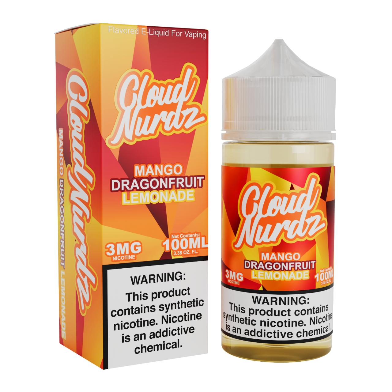 Cloud Nurdz Mango Dragon Fruit Lemonade Synthetic Nicotine 100ml E-Juic Cloud Nurdz Mango Dragon Fruit Lemonade Synthetic Nicotine 100ml E-Juic