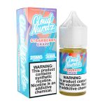 Cloud Nurdz Salts Iced Grape Strawberry Synthetic Nicotine 30ml E-Juice 25mg