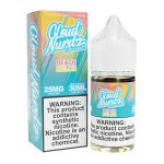 Cloud Nurdz Salts Iced Peach Melon Synthetic Nicotine 30ml E-Juice 25mg