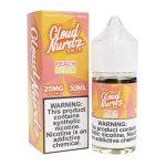 Cloud Nurdz Salts Peach Melon Synthetic Nicotine 30ml E-Juice 25mg