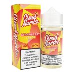 Cloud Nurdz Strawberry Lemon Synthetic Nicotine 100ml E-Juice
