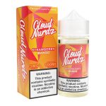 Cloud Nurdz Strawberry Mango Synthetic Nicotine 100ml E-Juice