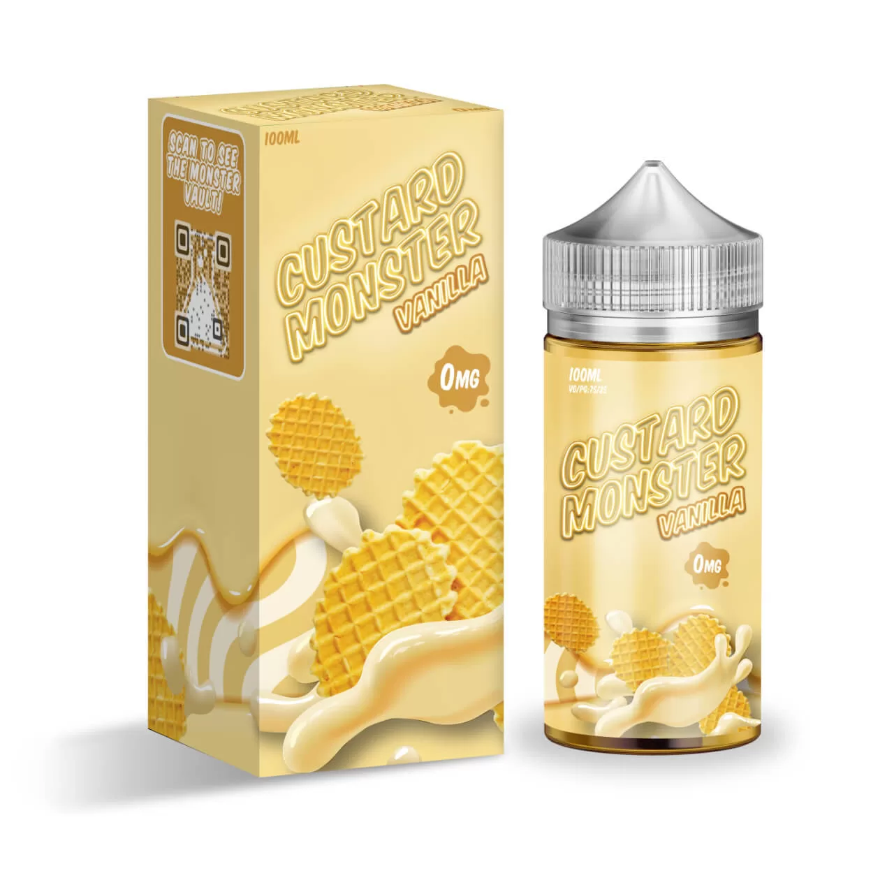 Custard Monster Vanilla Custard 100ml E-Juice Custard Monster Vanilla Custard 100ml E-Juice