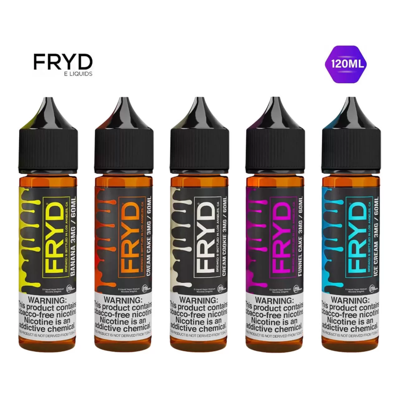 FRYD Synthetic Nicotine 120ml E-Juice