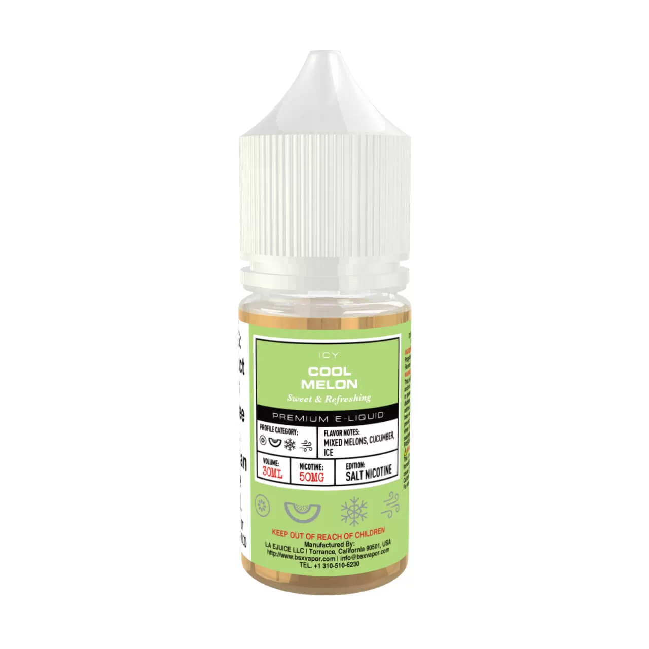 Glas Cool Melon Salts 30ml E-Juice Glas Cool Melon Salts 30ml E-Juice