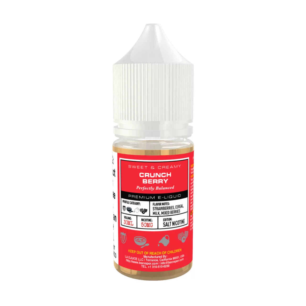 Glas Crunch Berry Salts 30ml E-Juice Glas Crunch Berry Salts 30ml E-Juice