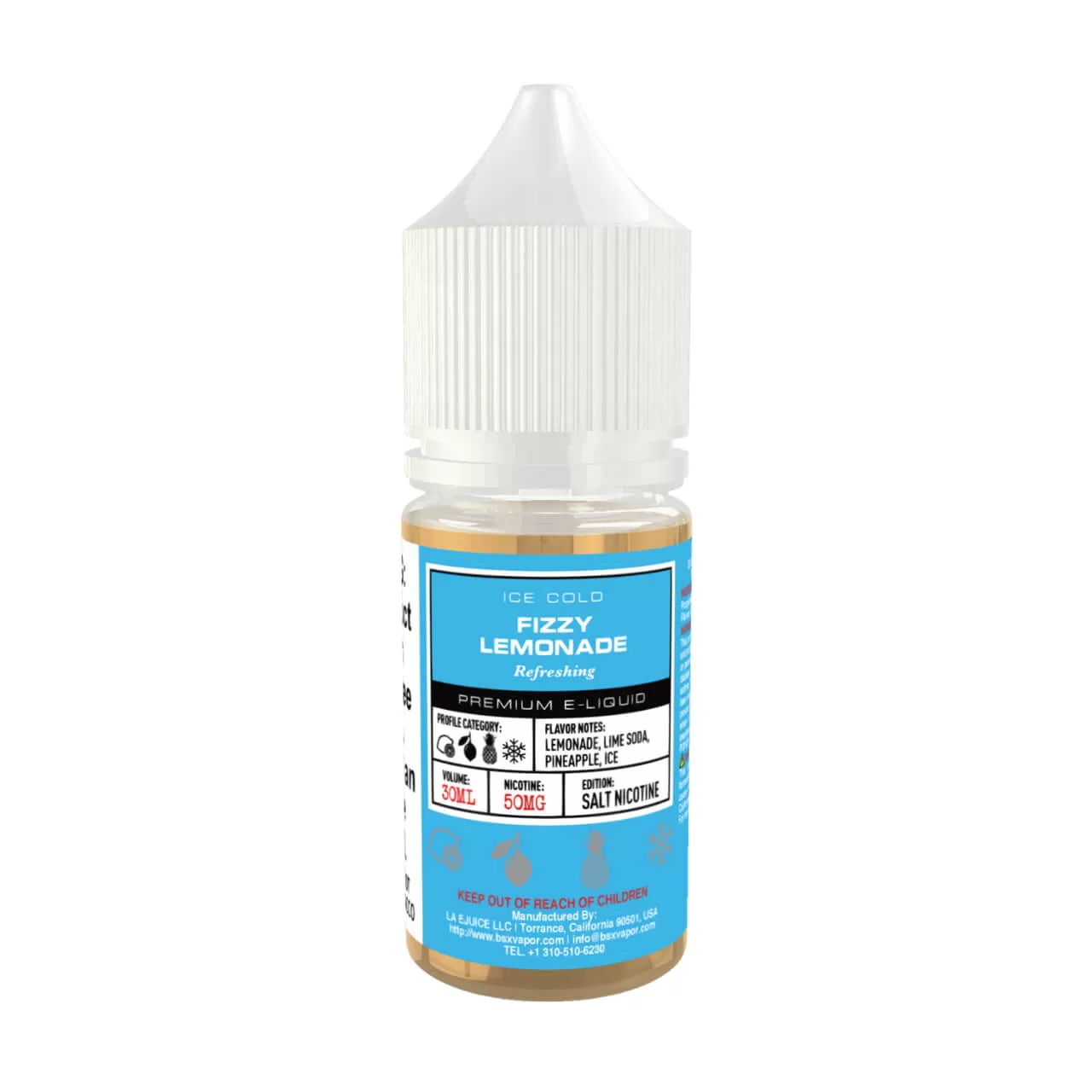 Glas Fizzy Lemonade Salts 30ml E-Juice Glas Fizzy Lemonade Salts 30ml E-Juice