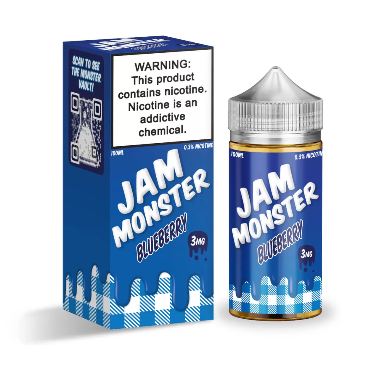 Jam Monster Blueberry 100ml E-Juice Jam Monster Blueberry 100ml E-Juice