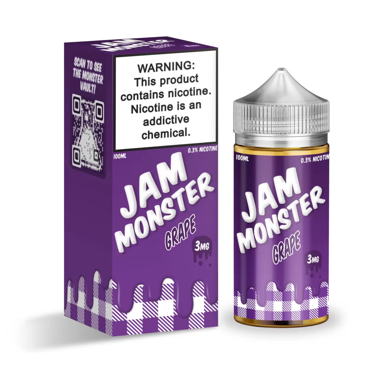 Jam Monster Grape 100ml E-Juice Jam Monster Grape 100ml E-Juice