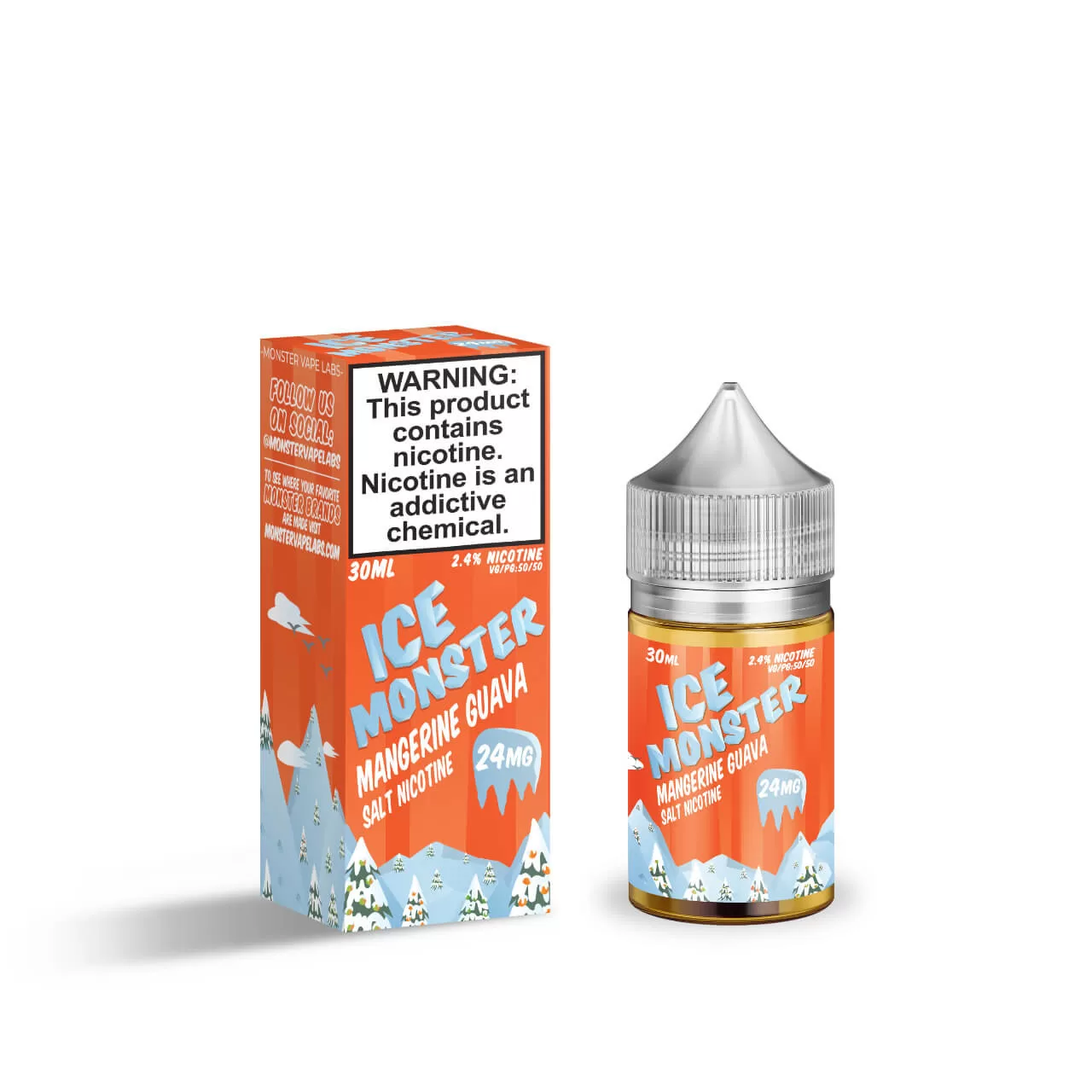 Jam Monster Ice Mangerine Guava Salt 30ml E-Juice