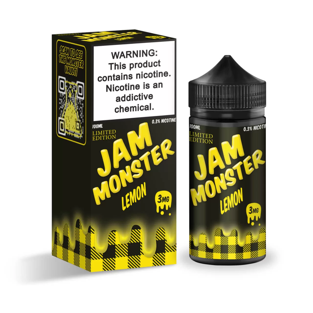 Jam Monster Lemon 100ml E-Juice Jam Monster Lemon 100ml E-Juice