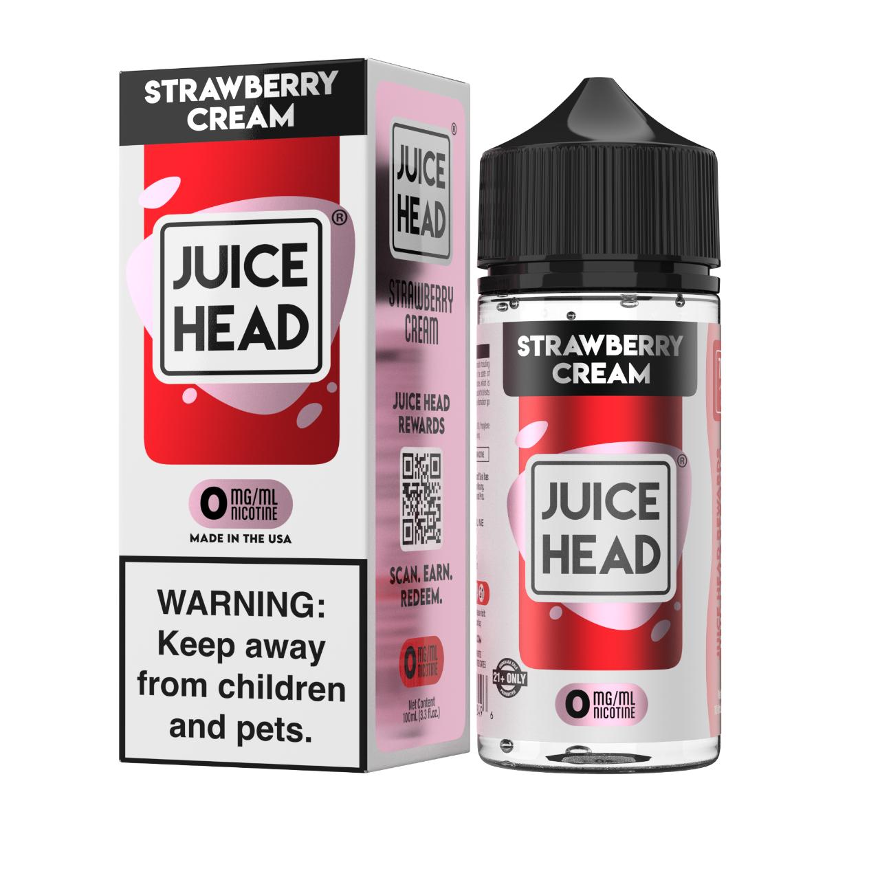 Juice Head Desserts Strawberry Cream 100ml E-Juice 0mg Juice Head Desserts Strawberry Cream 100ml E-Juice 0mg