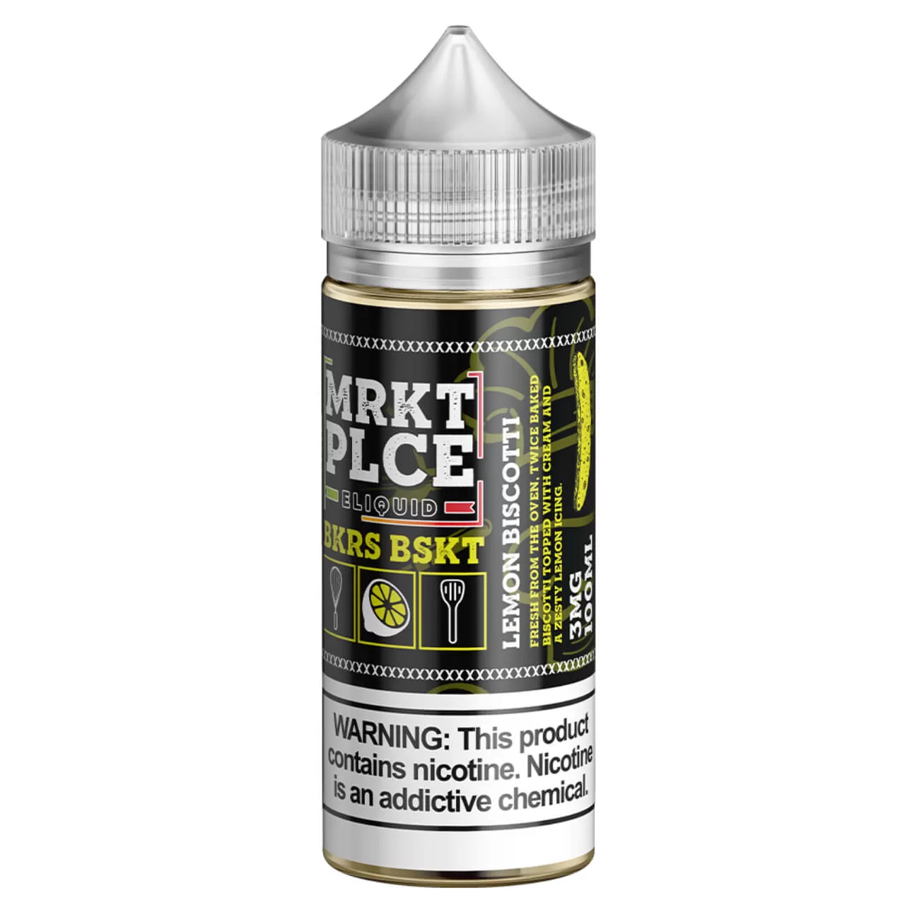 MRKTPLCE BKRS BSKT Lemon Biscotti 100ml E-Juice MRKTPLCE BKRS BSKT Lemon Biscotti 100ml E-Juice
