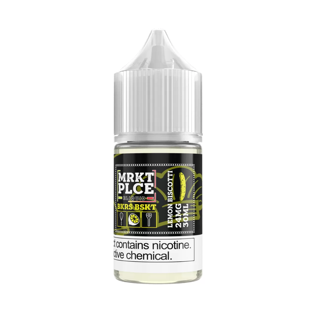 MRKTPLCE BKRS BSKT Lemon Biscotti Salt Nic 30ml E-Juice MRKTPLCE BKRS BSKT Lemon Biscotti Salt Nic 30ml E-Juice