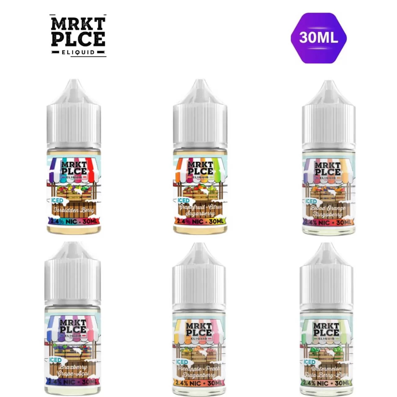 MRKTPLCE Iced Salt Nic E-Juice 30ml