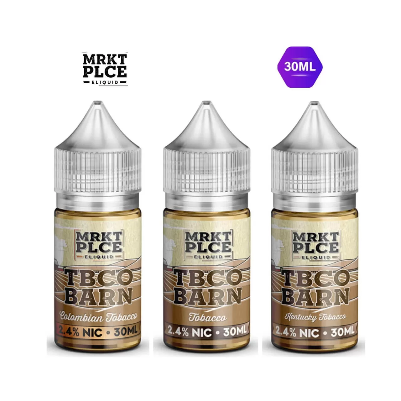 MRKTPLCE TBCO Barn Salt Nic E-Juice 30ml