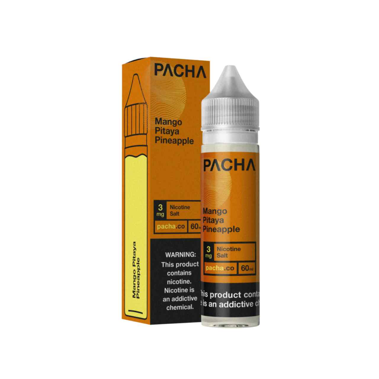 Pacha Mango Pitaya Pineapple Synthetic Nicotine 60ml E-Juice