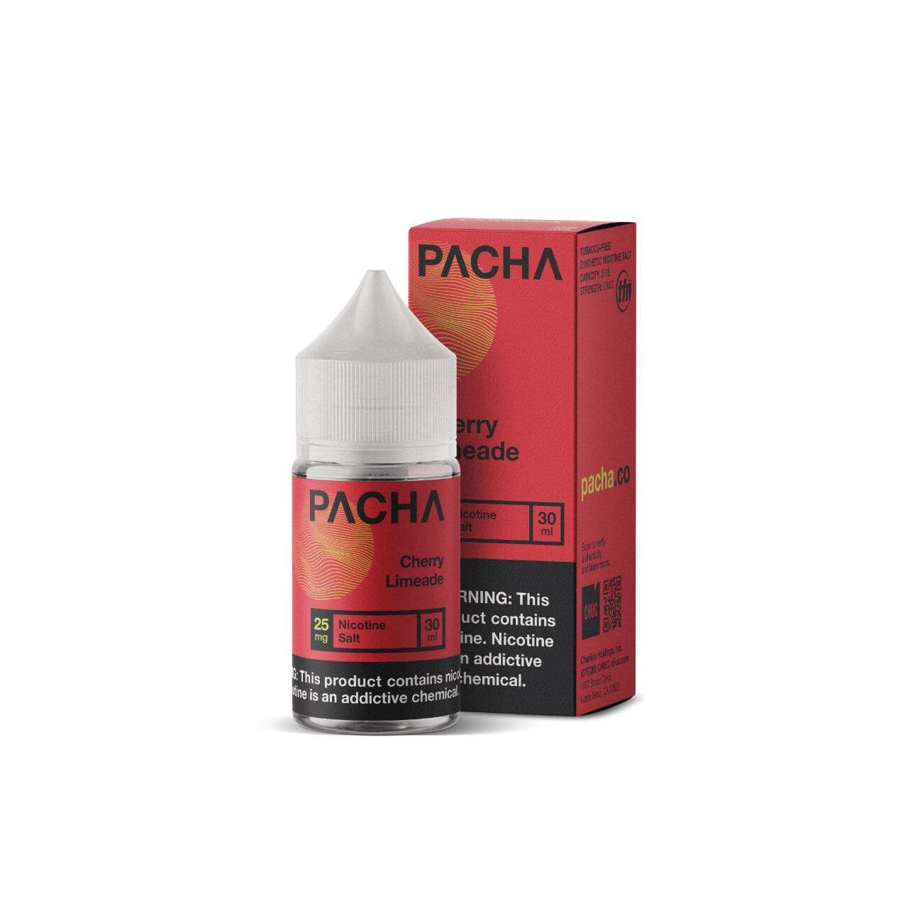 Pacha Salts Cherry Limeade Synthetic Nicotine E-Juice 30ml Pacha Salts Cherry Limeade Synthetic Nicotine E-Juice 30ml