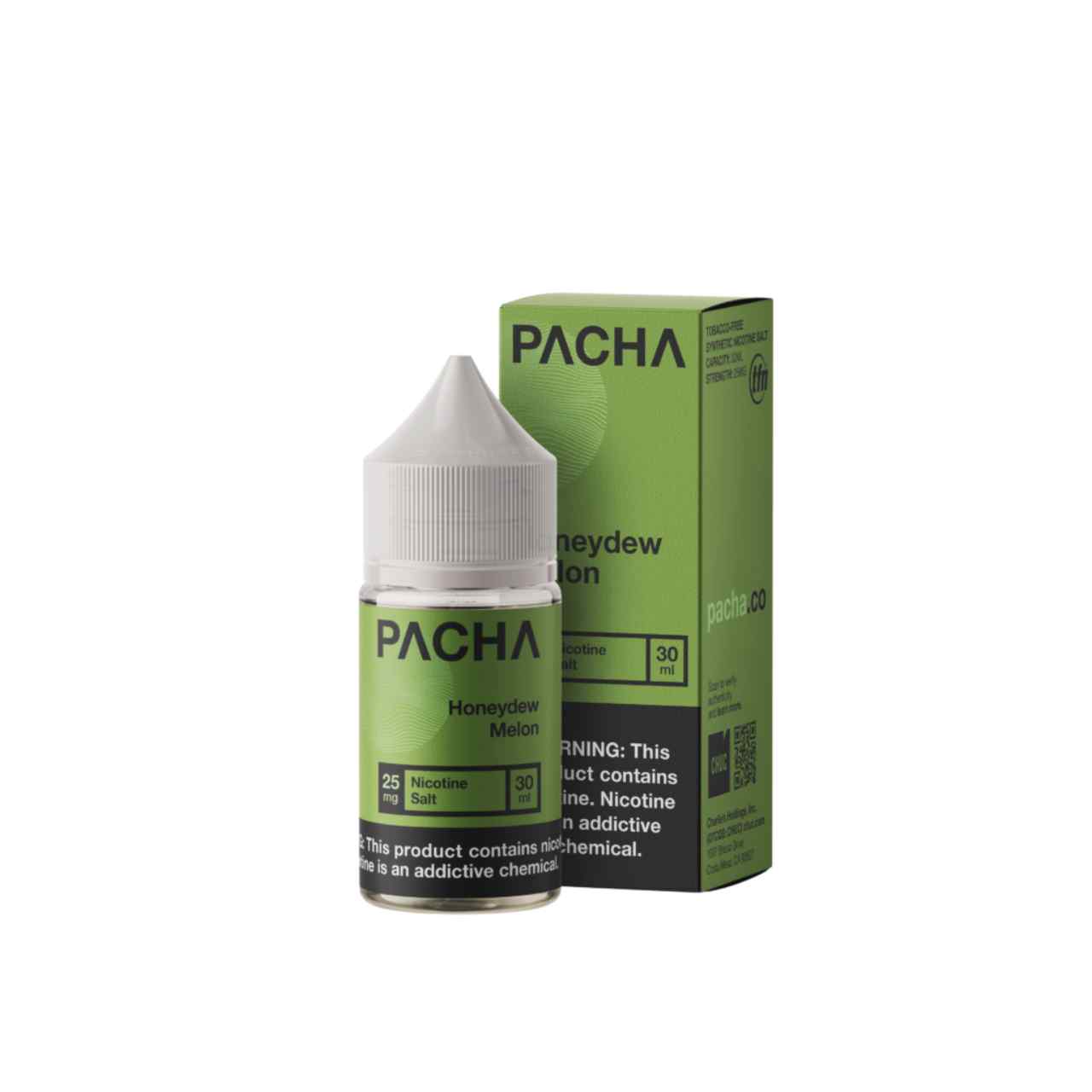Pacha Salts Honeydew Melon Synthetic Nicotine E-Juice 30ml Pacha Salts Honeydew Melon Synthetic Nicotine E-Juice 30ml