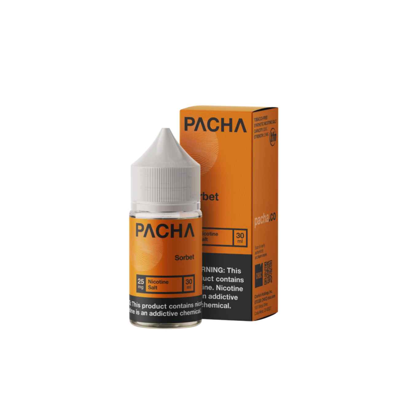 Pacha Salts Sorbet Synthetic Nicotine E-Juice 30ml Pacha Salts Sorbet Synthetic Nicotine E-Juice 30ml
