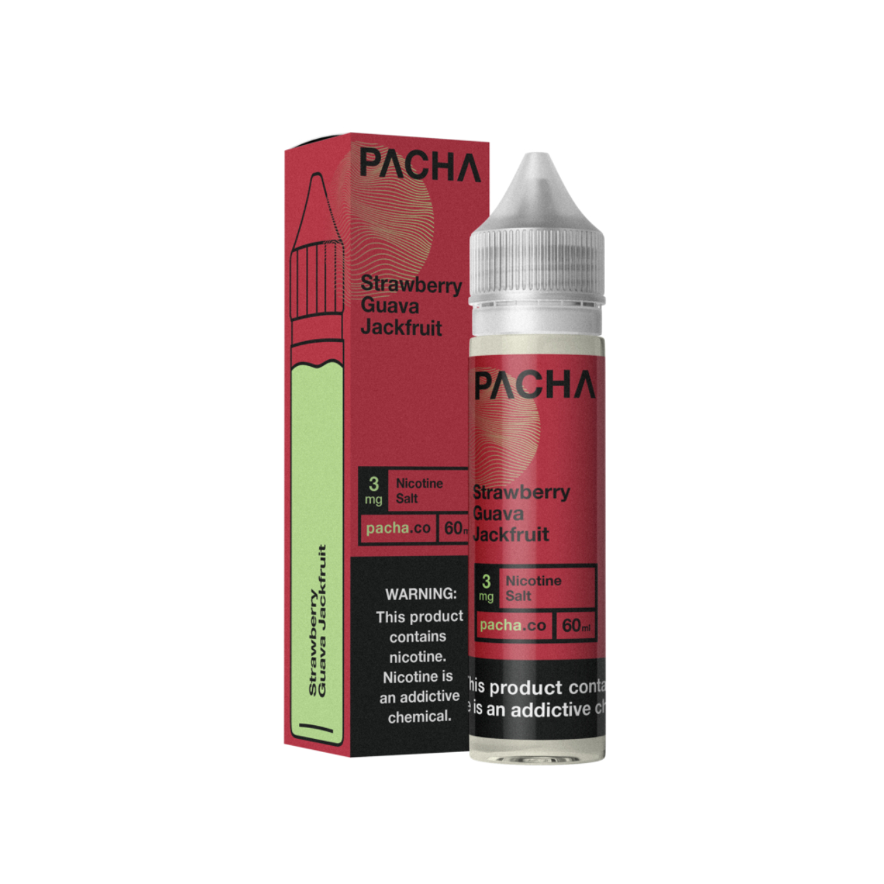 Pacha Strawberry Guava Jackfruit Synthetic Nicotine 60ml E-Juice