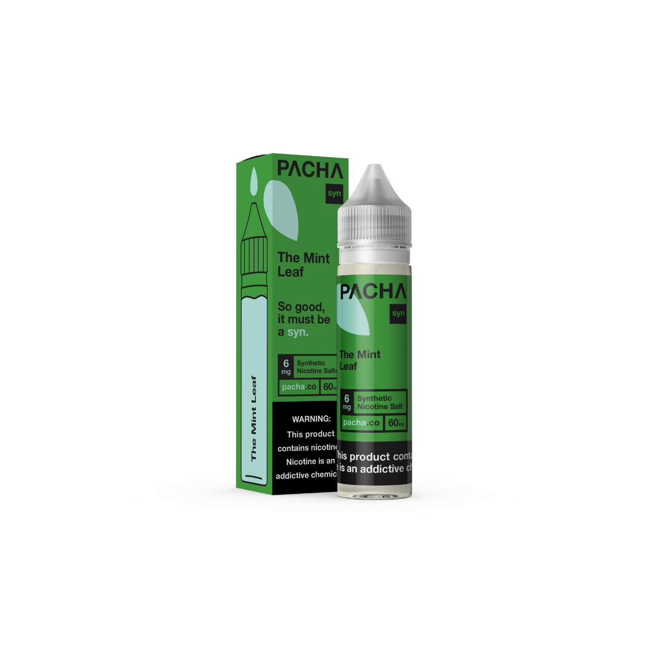 Pacha The Mint Leaf Synthetic Nicotine 60ml E-Juice