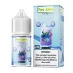 Pod Juice Salt PJ 5000 Series Blue Razz Ice Tobacco Free Nicotine E-Juice 30ml
