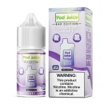 Pod Juice Salt PJ 5000 Series Cranberry Grape Tobacco Free Nicotine E-Juice 30ml