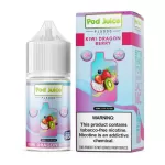 Pod Juice Salt PJ 5000 Series Kiwi Dragon Berry Tobacco Free Nicotine E-Juice 30ml