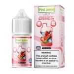 Pod Juice Salt PJ 5000 Series Strawberry Watermelon Tobacco Free Nicotine E-Juice 30ml