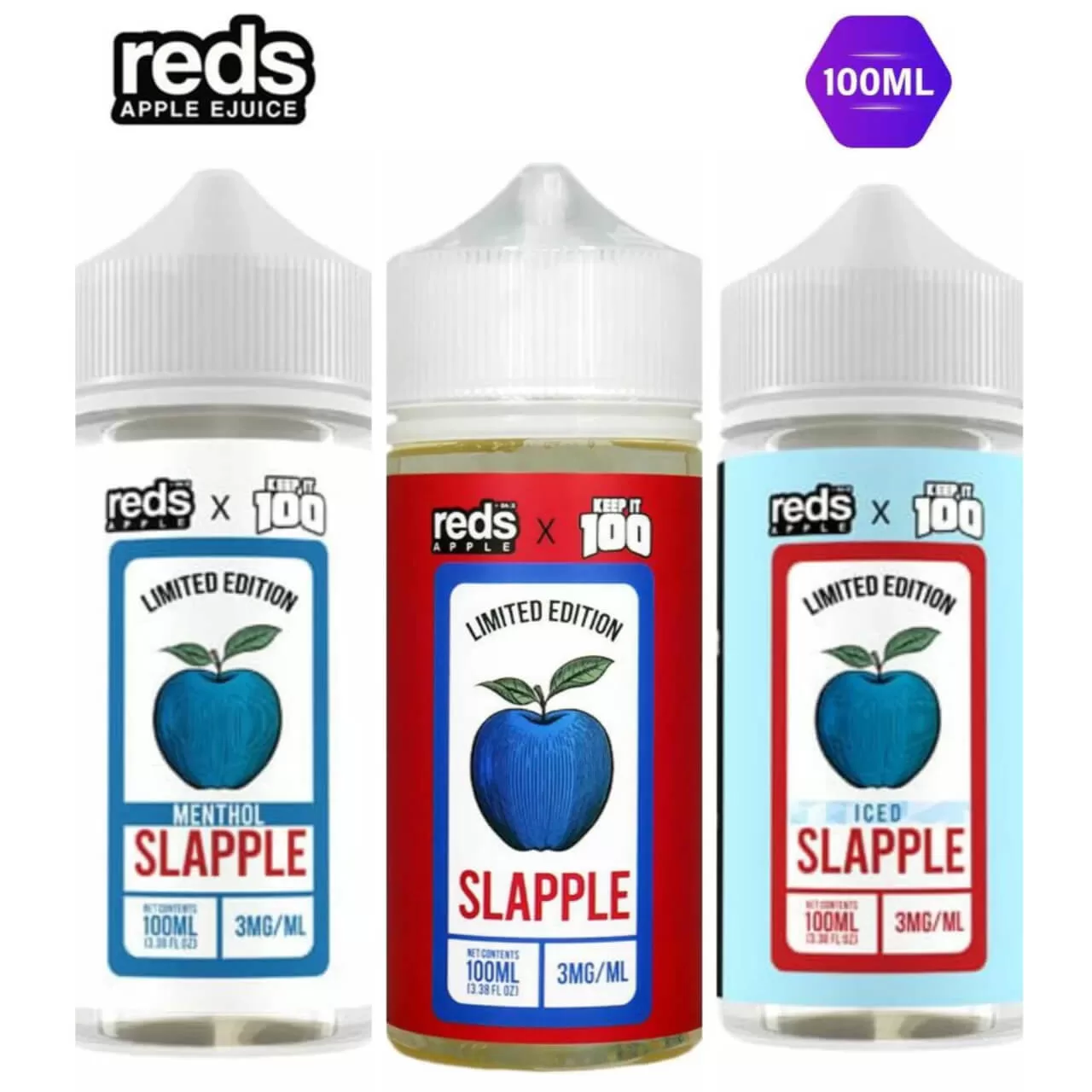 Red’s Apple X Keep it 100 E-Juice (100ml)