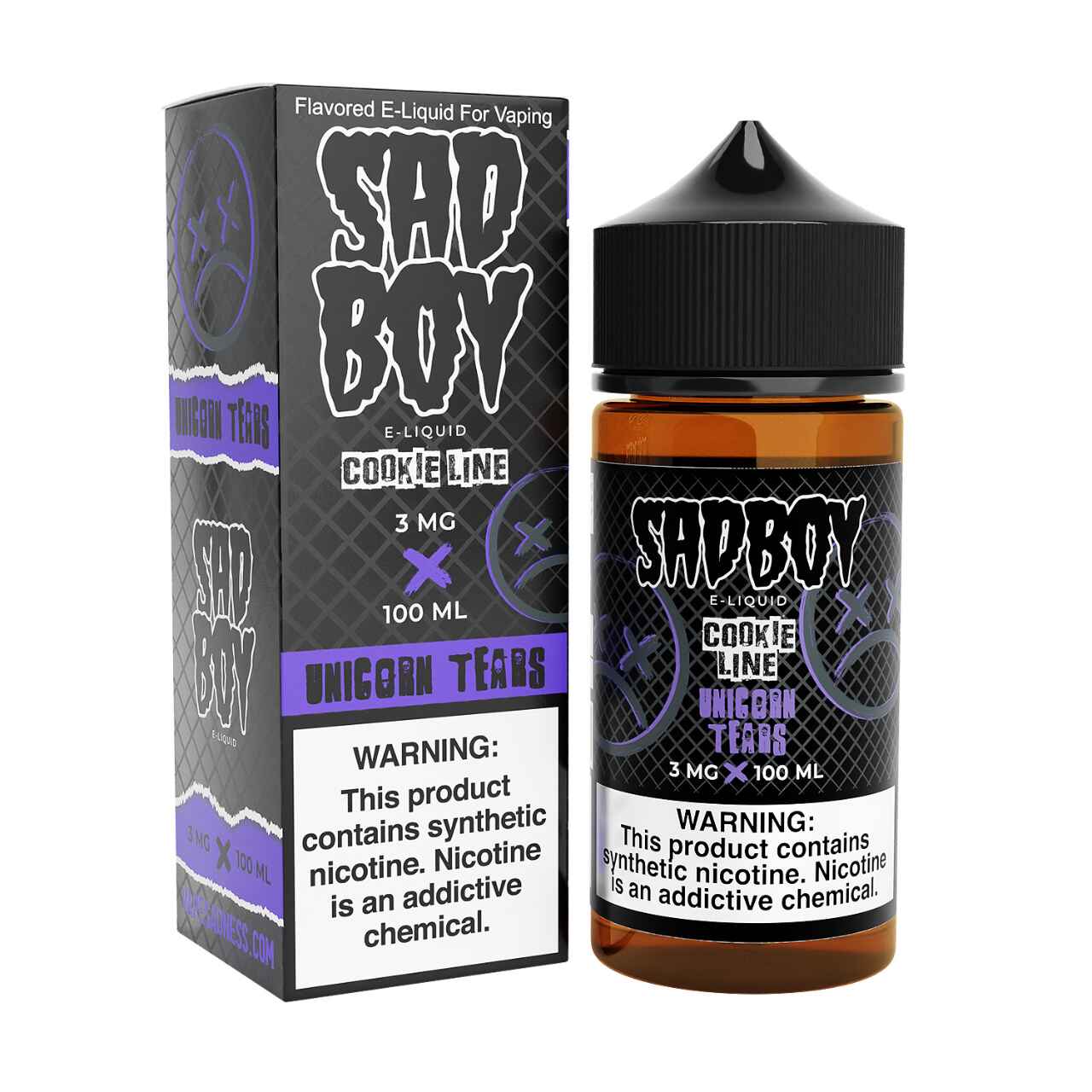SadBoy CookieLine Unicorn Tears Cookie Synthetic Nicotine 100ml E-Juice SadBoy CookieLine Unicorn Tears Cookie Synthetic Nicotine 100ml E-Juice