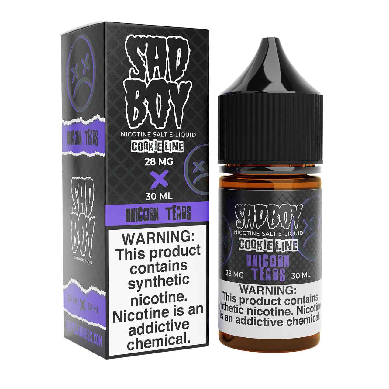 SadBoy CookieLine Unicorn Tears Synthetic Nicotine 30ml Salt E-Juice SadBoy CookieLine Unicorn Tears Synthetic Nicotine 30ml Salt E-Juice