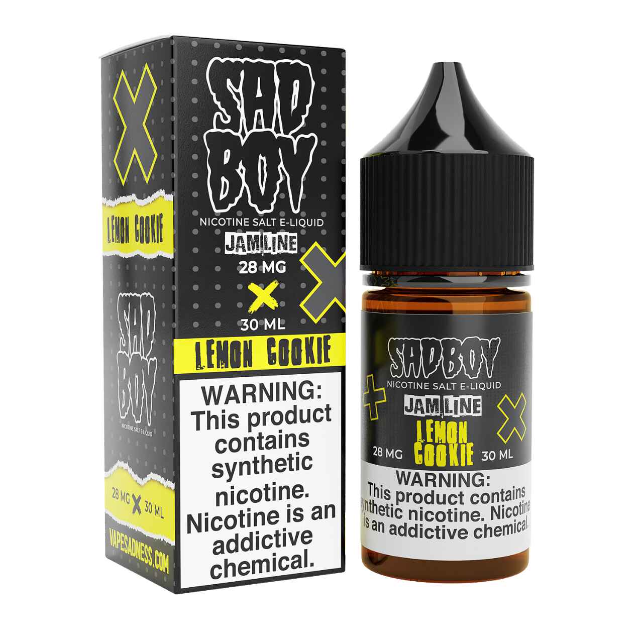 SadBoy JamLine Lemon Jam Synthetic Nicotine 30ml Salt E-Juice