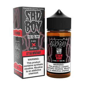 SadBoy NolaLine Strawberry Synthetic Nicotine 100ml E-Juice