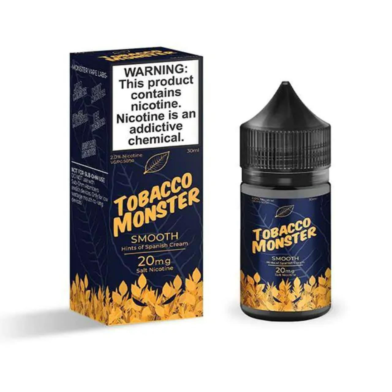 Tobacco Monster Smooth Salt 30ml E-Juice Tobacco Monster Smooth Salt 30ml E-Juice