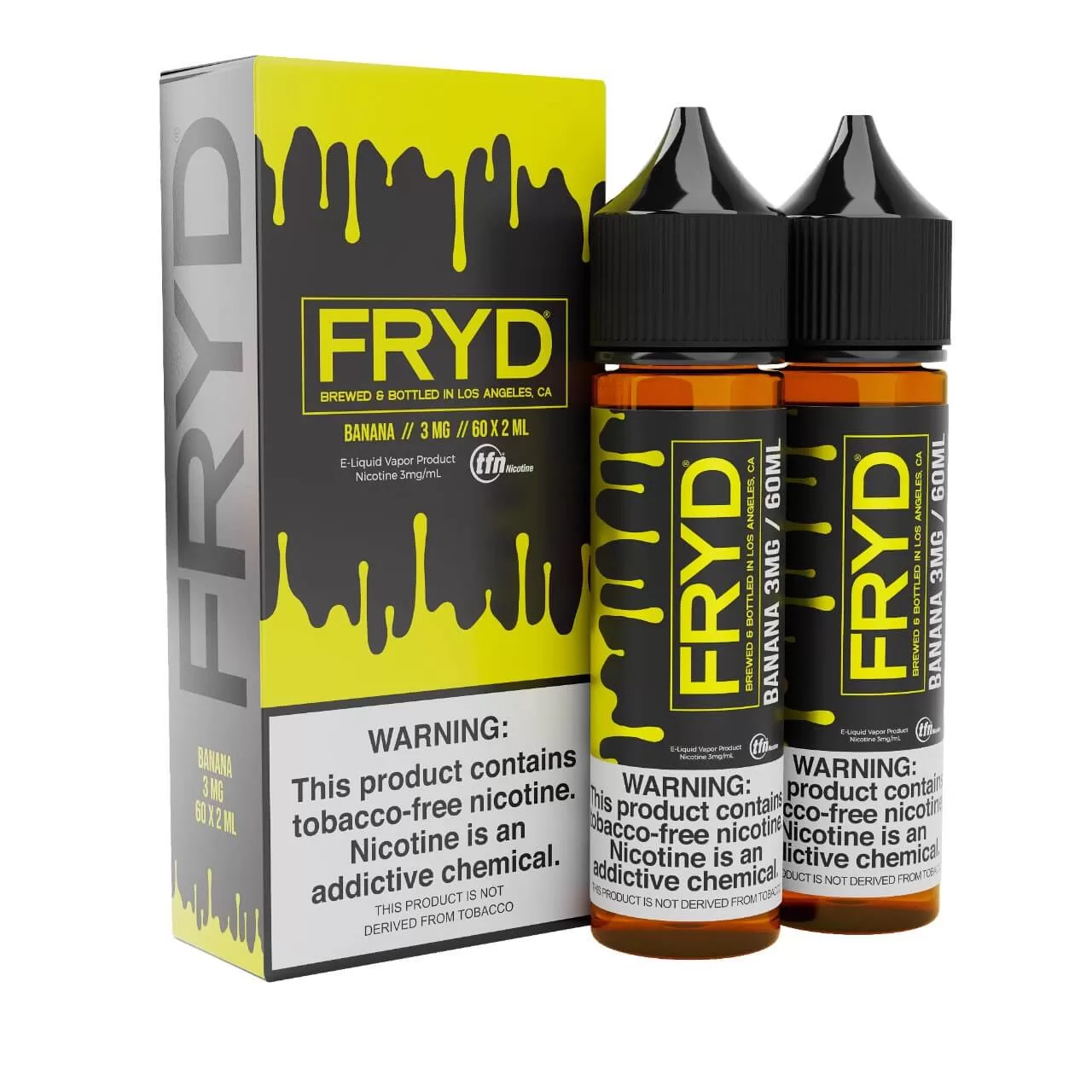 FRYD Banana Synthetic Nicotine 120ml E-Juice