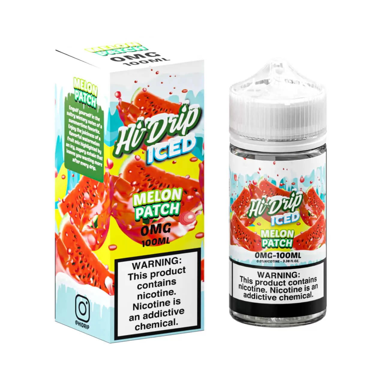 Hi-Drip Iced Melon Patch 100ml E-Juice