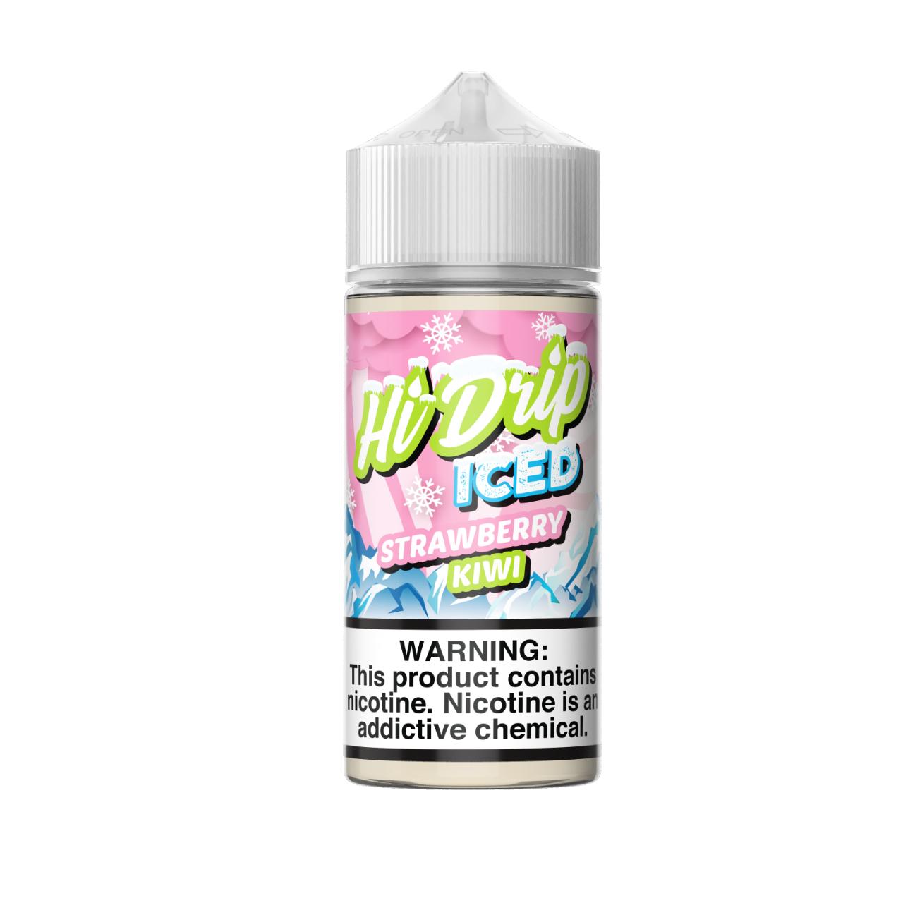 Hi Drip Iced Strawberry Kiwi 100ml E-Juice