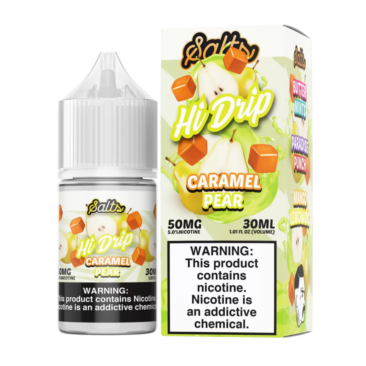 Hi-Drip Salts Caramel Pear 30ml E-Juice Hi-Drip Salts Caramel Pear 30ml E-Juice