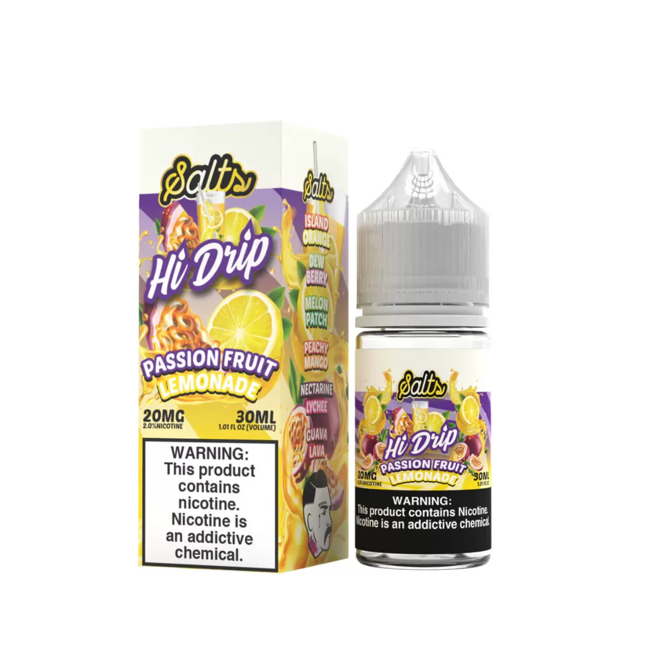 Hi-Drip Salts Passion Fruit Lemonade 30ml E-Juice Hi-Drip Salts Passion Fruit Lemonade 30ml E-Juice