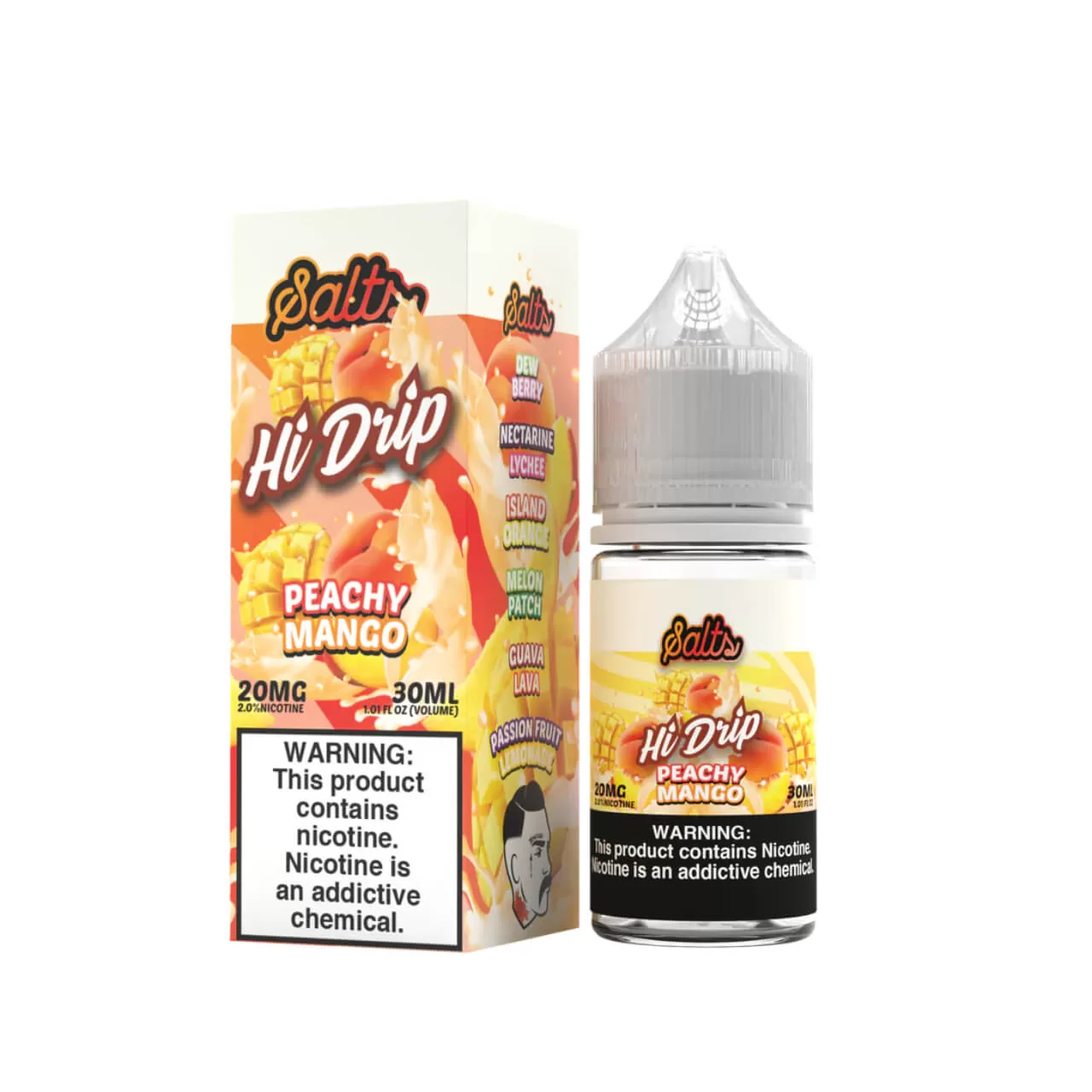 Hi-Drip Salts Peachy Mango 30ml E-Juice Hi-Drip Salts Peachy Mango 30ml E-Juice