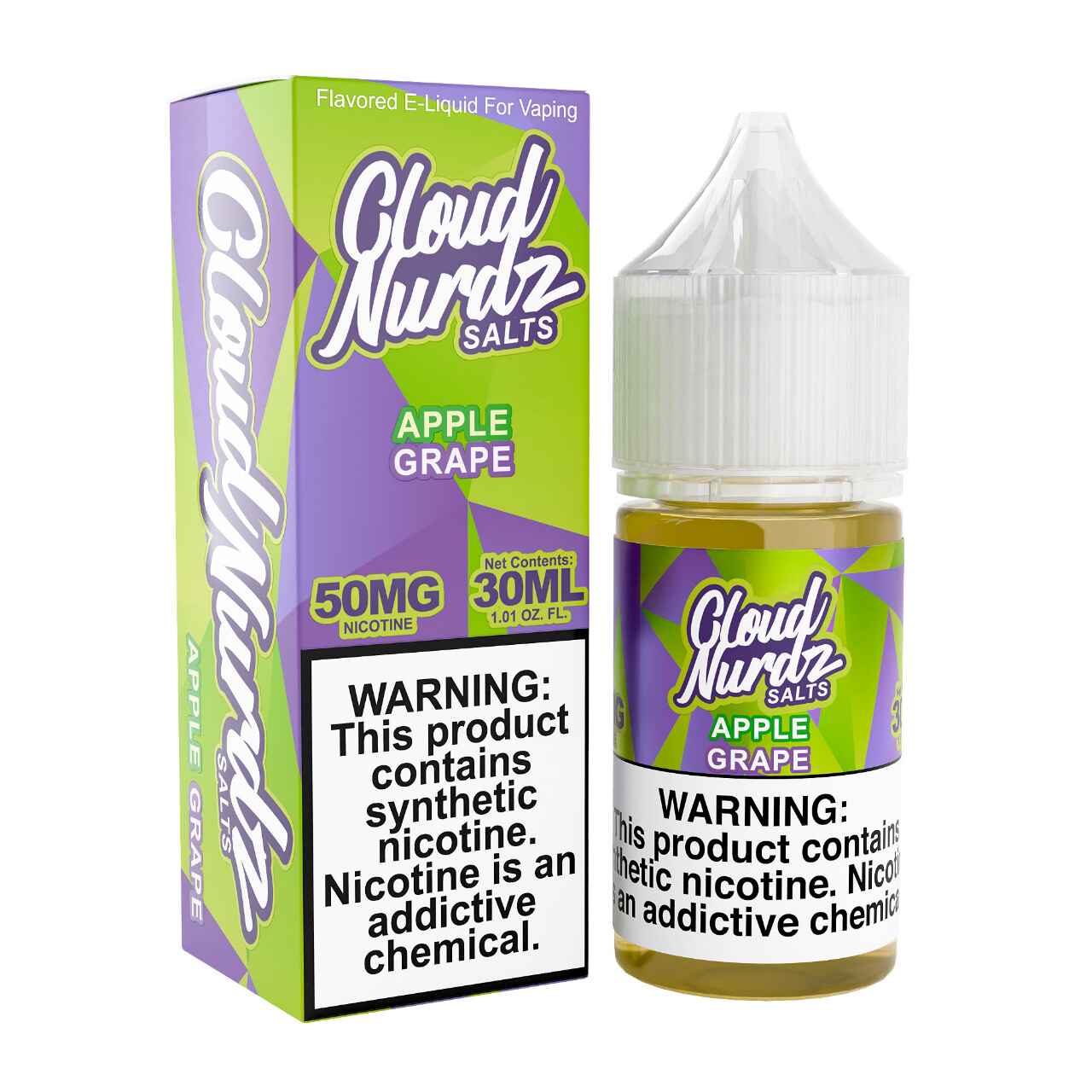 Cloud Nurdz Salts Grape Apple 30ml E-Juice 50mg Cloud Nurdz Salts Grape Apple 30ml E-Juice 50mg