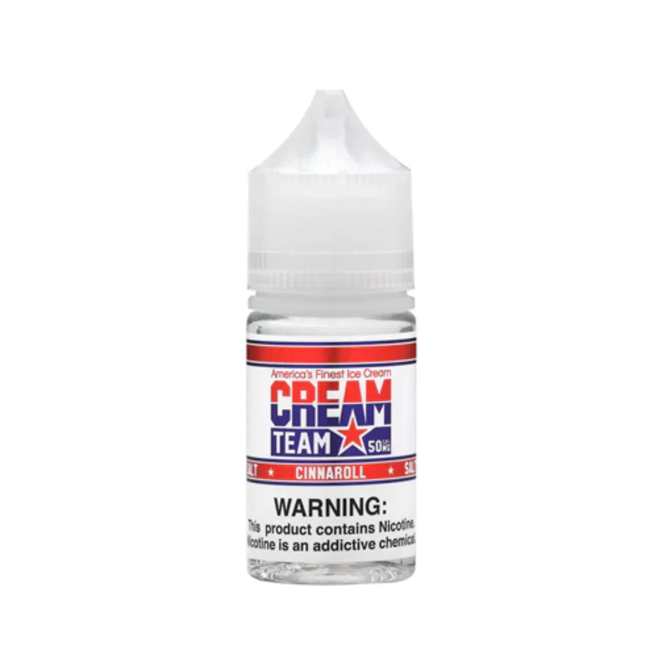Cream Team Salt Cinnaroll 30ml E-Juice Cream Team Salt Cinnaroll 30ml E-Juice