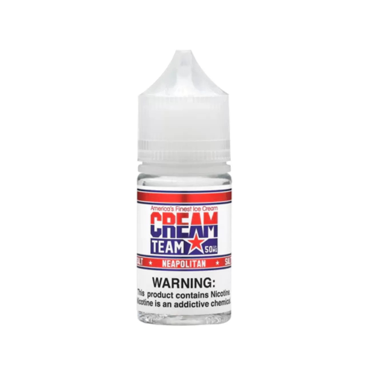Cream Team Salt Neapolitan 30ml E-Juice Cream Team Salt Neapolitan 30ml E-Juice