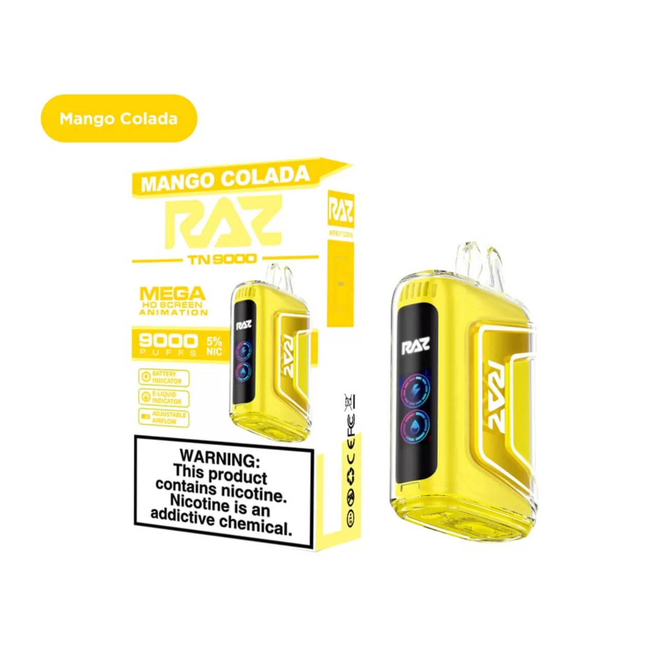Geek Vape Raz TN9000 Disposable Mango Colada