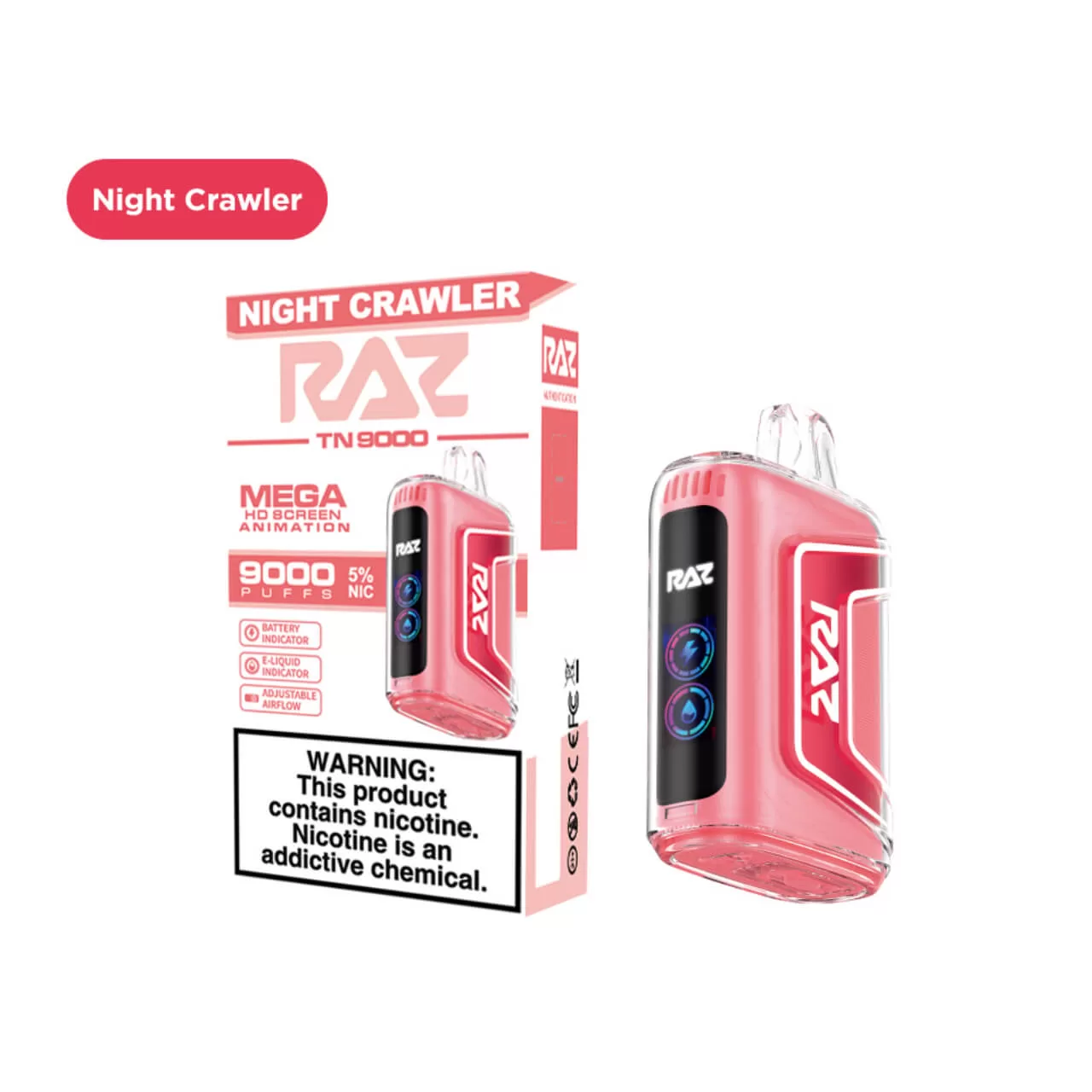 Geek Vape Raz TN9000 Disposable Night Crawler