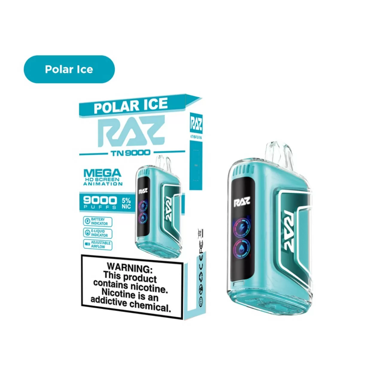 Geek Vape Raz TN9000 Disposable Polar Ice
