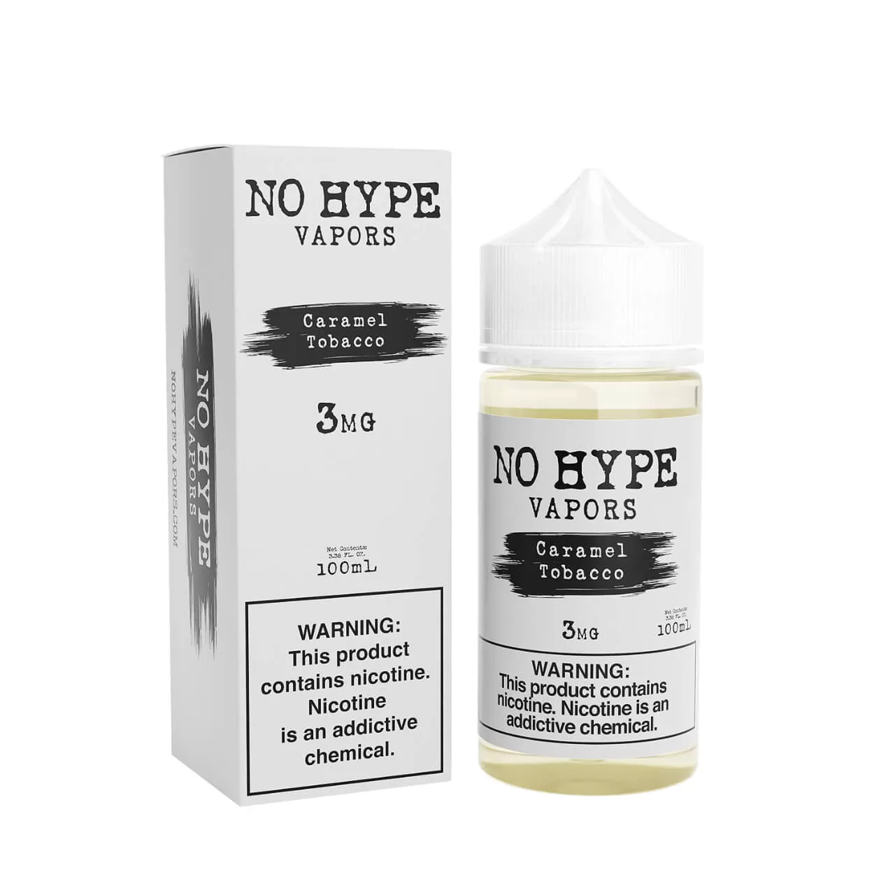No Hype Vapors Caramel Tobacco 100ml E-Juice